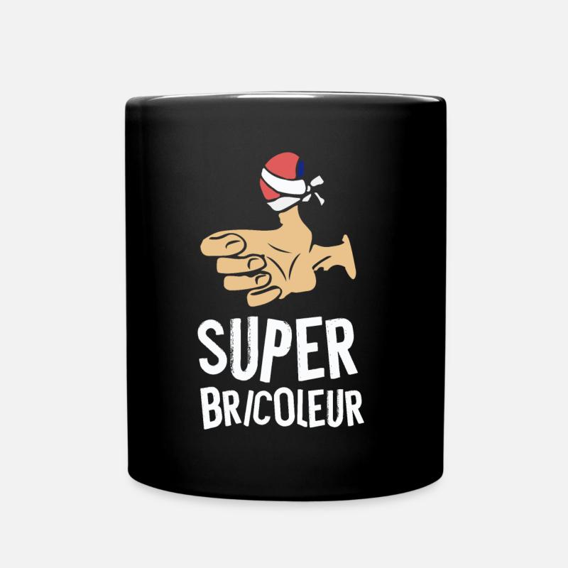 Super bricoleur maladroit maladresse bricolage - Mug uni - noir