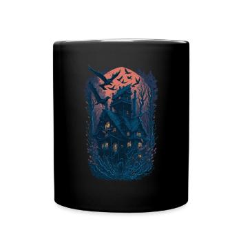 Conception effrayante de fan de films d’horreur - Mug uni - noir - Devant