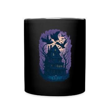 Conception effrayante de fan de films d’horreur - Mug uni - noir - Devant
