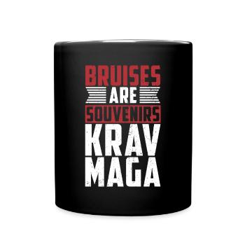 Les ecchymoses sont des souvenirs cadeau krav maga - Mug uni - noir - Devant