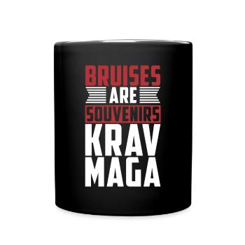 Les arts martiaux contusions Israël cadeau Krav Maga - Mug uni - noir - Devant
