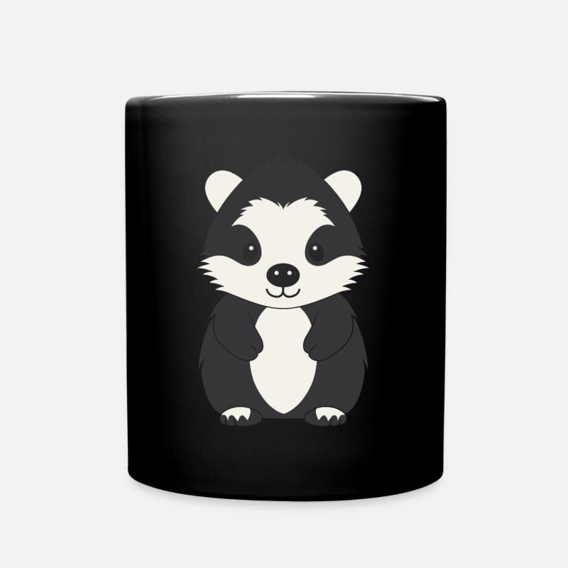 Bébé blaireau - Mug uni - noir