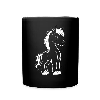 Pony - Full Colour Mug - black - Front