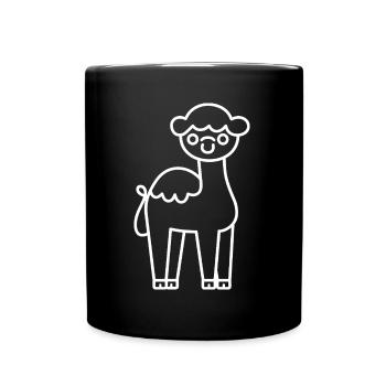 Kamel - Tasse einfarbig - Schwarz - Vorne