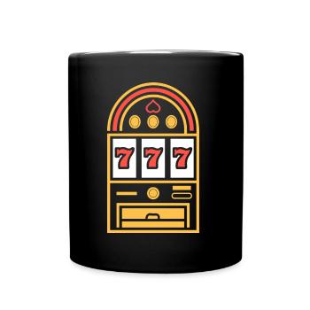 Kasino - Tasse einfarbig - Schwarz - Vorne