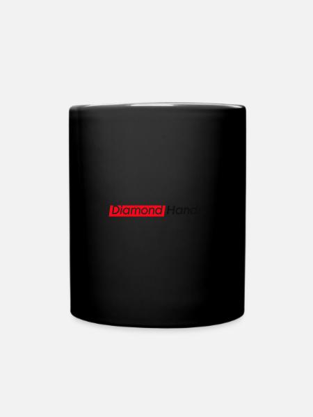 Diamond Hands - Tasse einfarbig - Schwarz