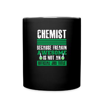 Chemiker - Tasse einfarbig - Schwarz - Vorne