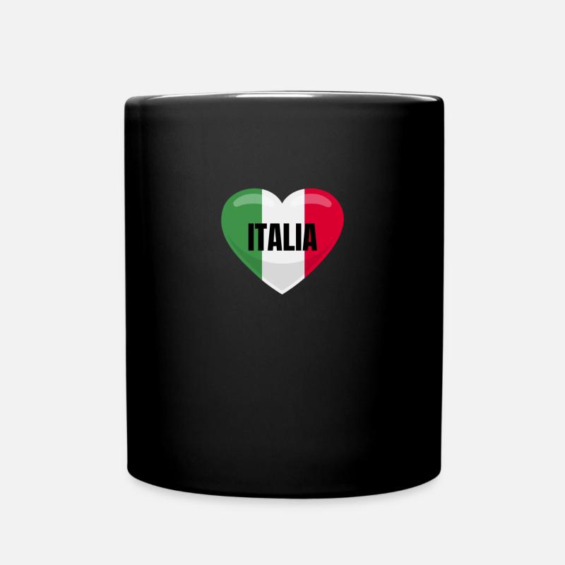 Italia - Mug uni - noir