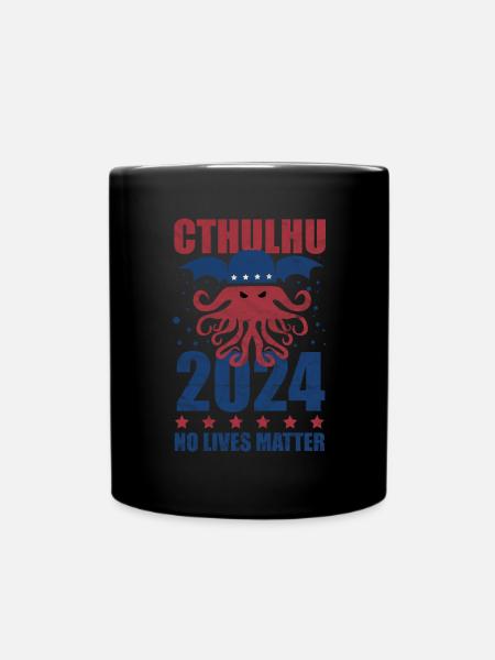 Cthulhu 2024 - Campagne politique sans vie - Mug uni - noir