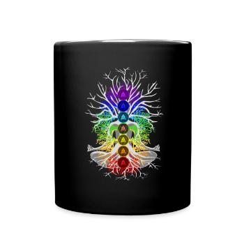 Chakra Harmony - Full Colour Mug - black - Front