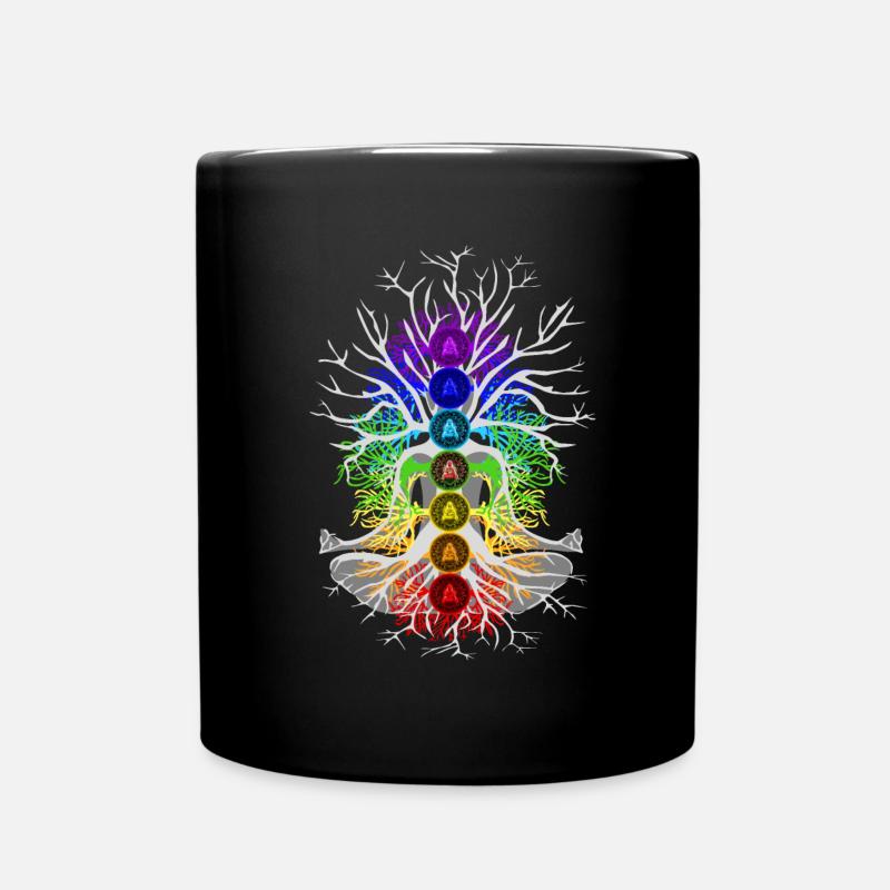 Harmonie des chakras - Mug uni - noir