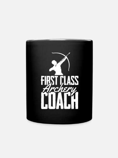 Tir à l’arc Flèche Tir à l’arc Tir à l’arc - Mug uni - noir