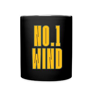 Parachutisme intérieur - Mug uni - noir - Devant