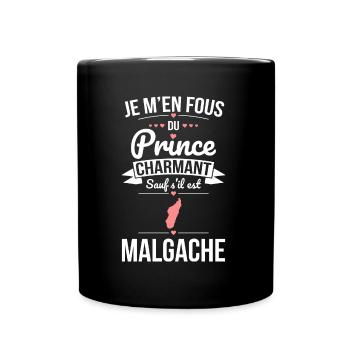 Désolée déjà prise par un Malgache sexy - Mug uni - noir - Devant