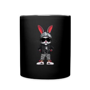 HIP HOP BUNNY - Tasse einfarbig - Schwarz - Vorne
