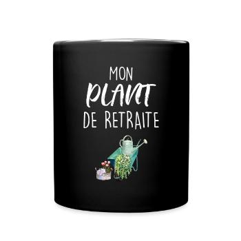 Retraite Femme Jardin Cadeau Maman Mamie - Mug uni - noir - Devant