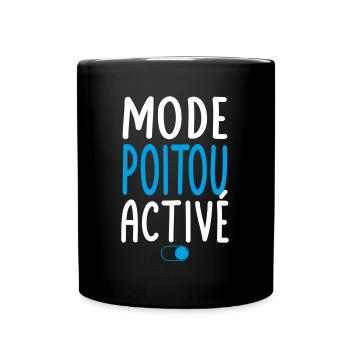 Mode Poitou Activé - Idée Cadeau - Mug uni - noir - Devant