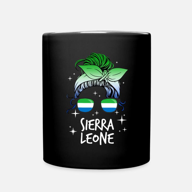 Sierra Leone - Full Colour Mug - black