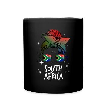 Afrique du Sud - Mug uni - noir - Devant