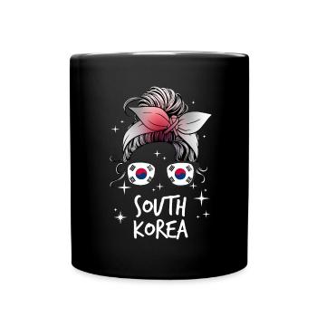 South Korea - Full Colour Mug - black - Front