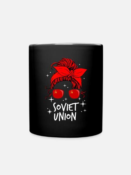 Sowjetunion - Tasse einfarbig - Schwarz