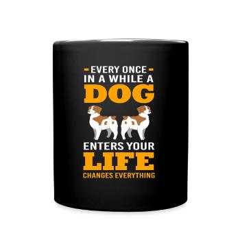 Chien Bretagne Chien Bretagne - Mug uni - noir - Devant