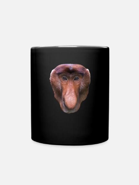 Nasenaffe am431 - Tasse einfarbig - Schwarz