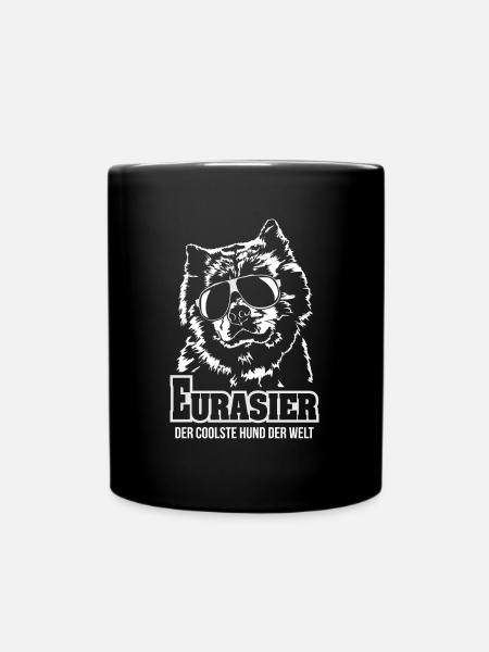 EURASIER coolster Hund Hundespruch Wilsigns - Tasse einfarbig - Schwarz