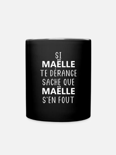 Maëlle - Mug uni - noir