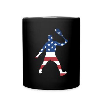 Sport Us Flag Squash - Mug uni - noir - Devant