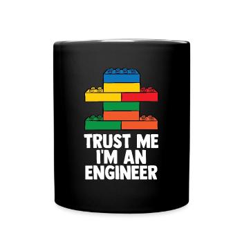 Brick Builder Brick Building Master Builder - Full Colour Mug - black - Front