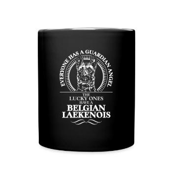 BELGIAN LAEKENOIS Guardian Angel WILSIGNS - Tasse einfarbig - Schwarz - Vorne