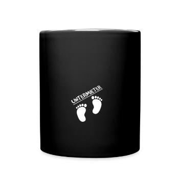 Schwanger Schwangerschaft - Tasse einfarbig - Schwarz - Vorne