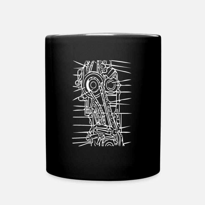 machine - Mug uni - noir