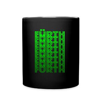 Fürth - Tasse einfarbig - Schwarz - Vorne