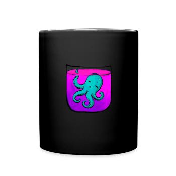 poulpe - Mug uni - noir - Devant