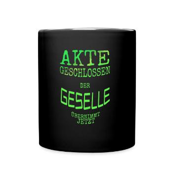 Geselle - Tasse einfarbig - Schwarz - Vorne