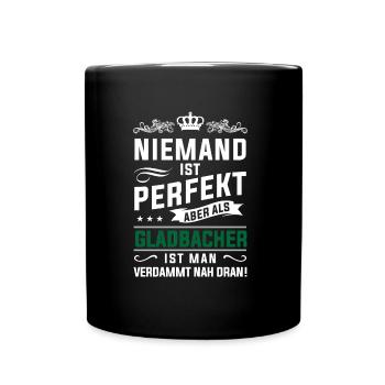 Gladbacher Mönchengladbach jersey football fan - Full Colour Mug - black - Front