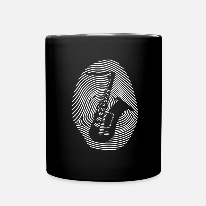 Saxophone Design - Mug uni - noir