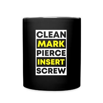 Piercer Job Body Jewelry Studio - Mug uni - noir - Devant