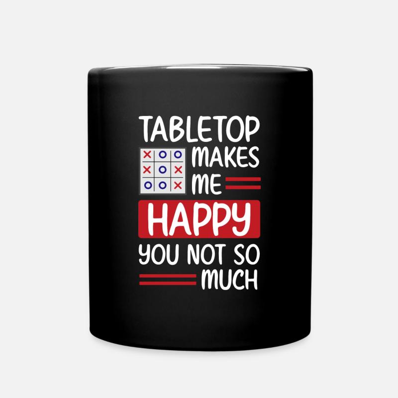 Brettspiel Brettspieler Kartenspiel - Tasse einfarbig - Schwarz
