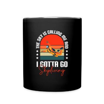 Paragliding Sports Jumping Jump - Full Colour Mug - black - Front