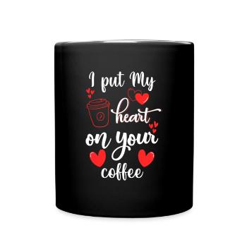 Barista Morning Muffle Bar - Full Colour Mug - black - Front