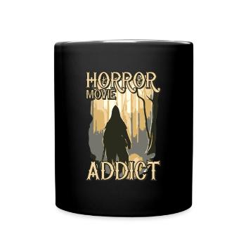 Conception effrayante de fan de films d’horreur - Mug uni - noir - Devant