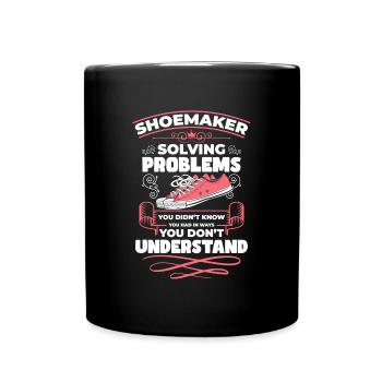 Cobbler Work Craftsmen Work - Full Colour Mug - black - Front