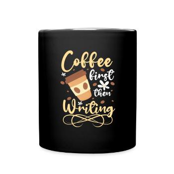 Writers Write Journalist - Full Colour Mug - black - Front