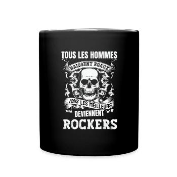 les meilleurs deviennent rockers - Mug uni - noir - Devant