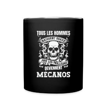 les meilleurs deviennent mécanos - Mug uni - noir - Devant