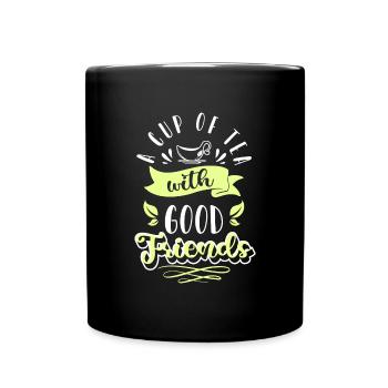 Teacup Tea Lovers Thés - Mug uni - noir - Devant