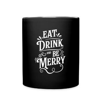 Food counter gourmet - Full Colour Mug - black - Front